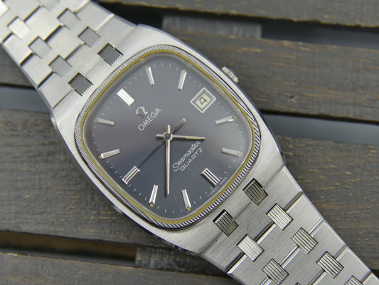 70s vintage watch mens Omega Seamaster cal. 1342 ref. 196.0136 / 396.0875 royal oak