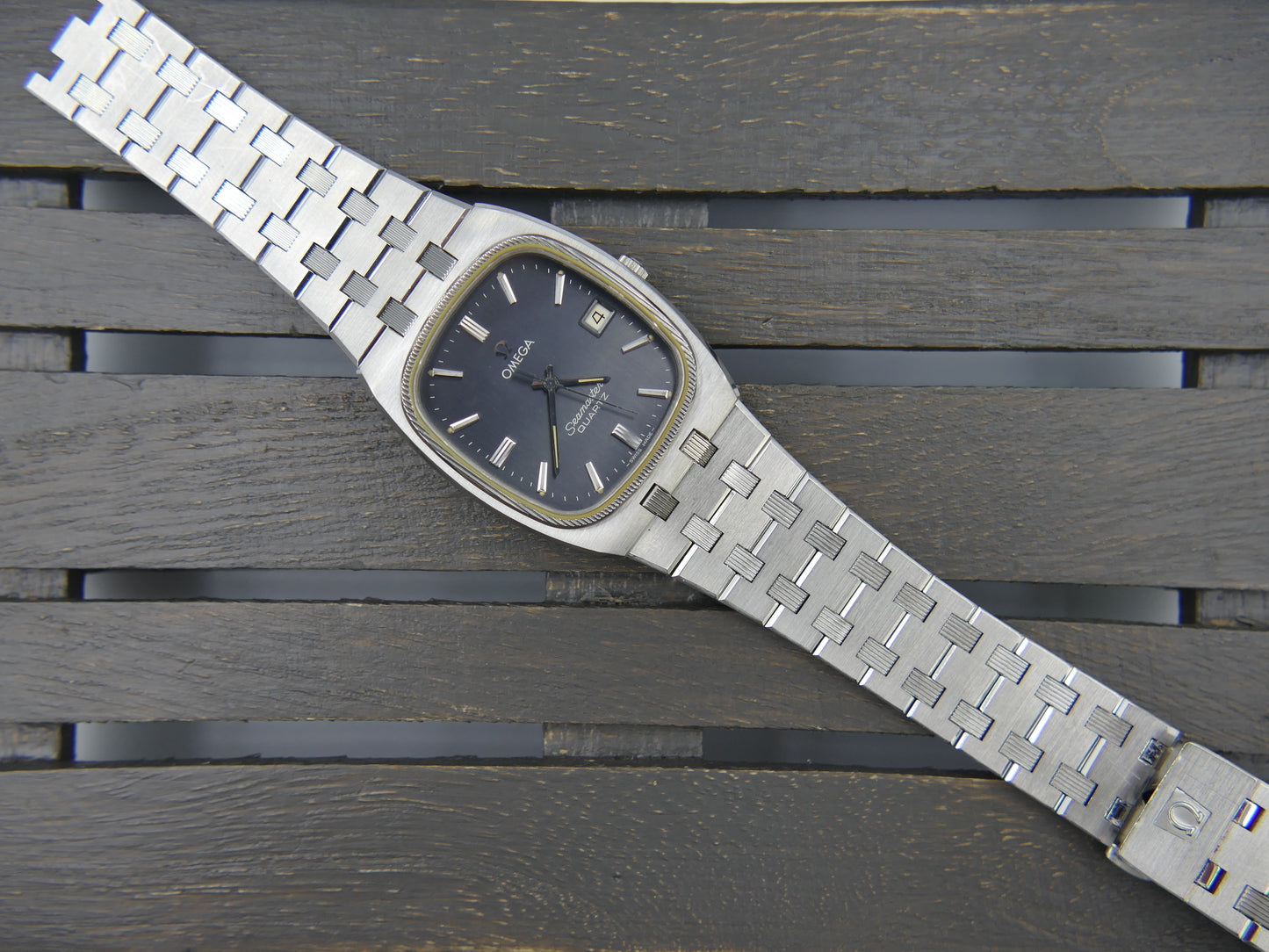 70s vintage watch mens Omega Seamaster cal. 1342 ref. 196.0136 / 396.0875 royal oak