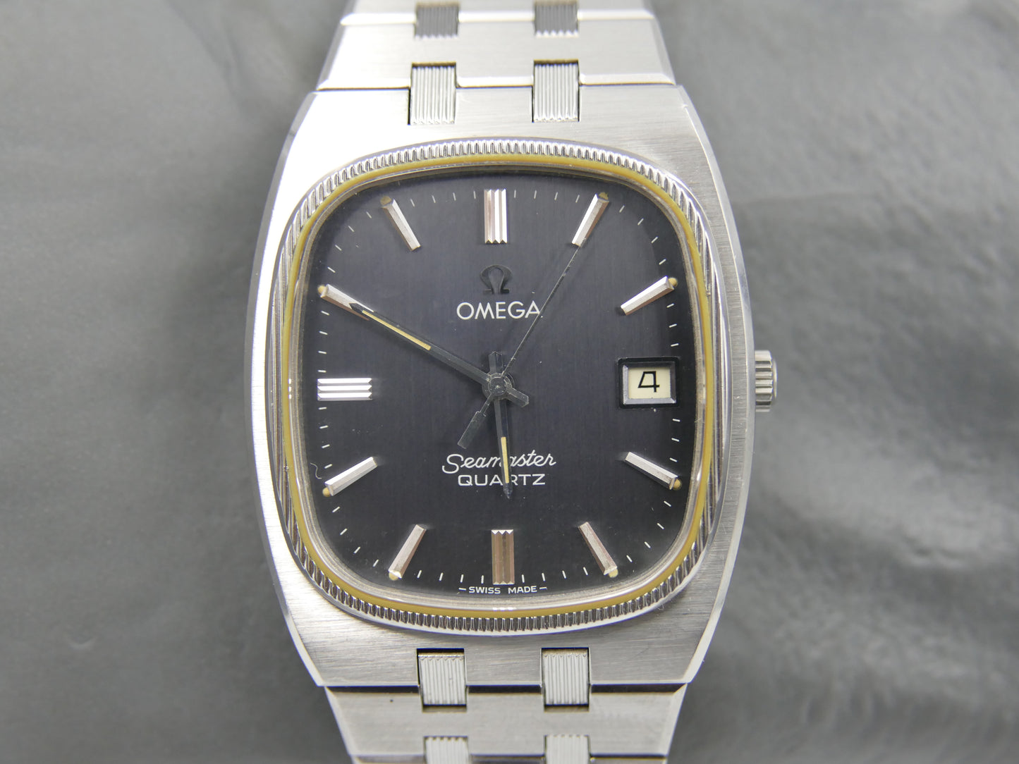 70s vintage watch mens Omega Seamaster cal. 1342 ref. 196.0136 / 396.0875 royal oak