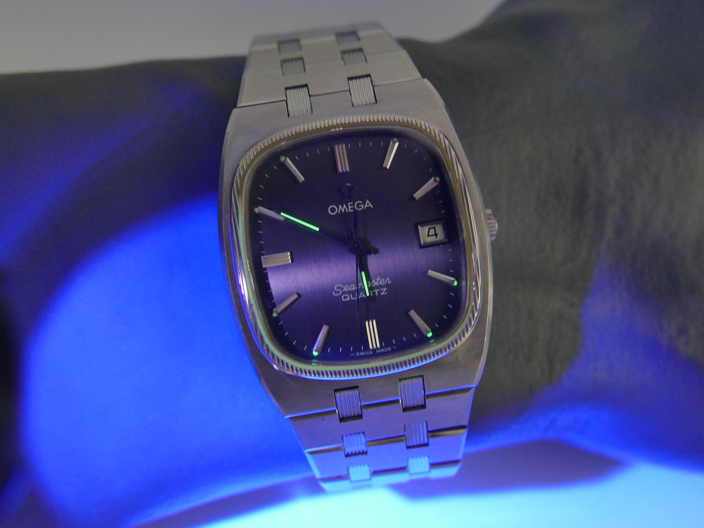 70s vintage watch mens Omega Seamaster cal. 1342 ref. 196.0136 / 396.0875 royal oak