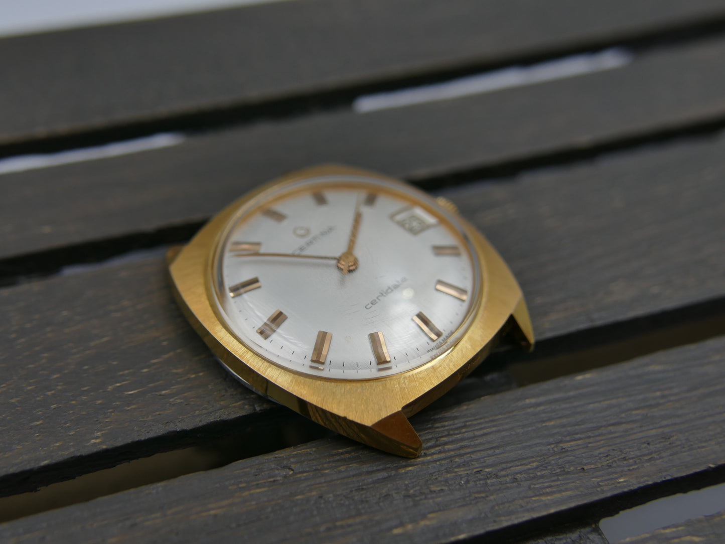60s vintage watch mens Certina Certidate ref 5306 206 hand wind cal 25-661 NOS