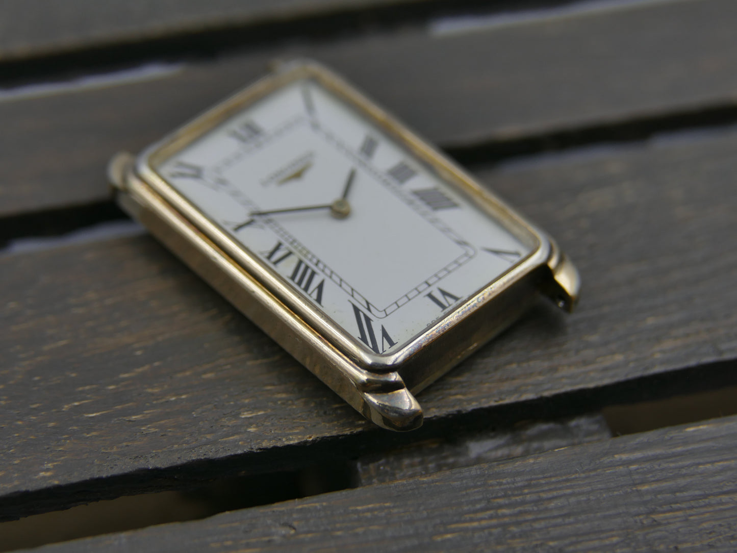 70s vintage watch mens Longines ref 4137 2 tank silver Vermeil 925 hand wind cal 5602