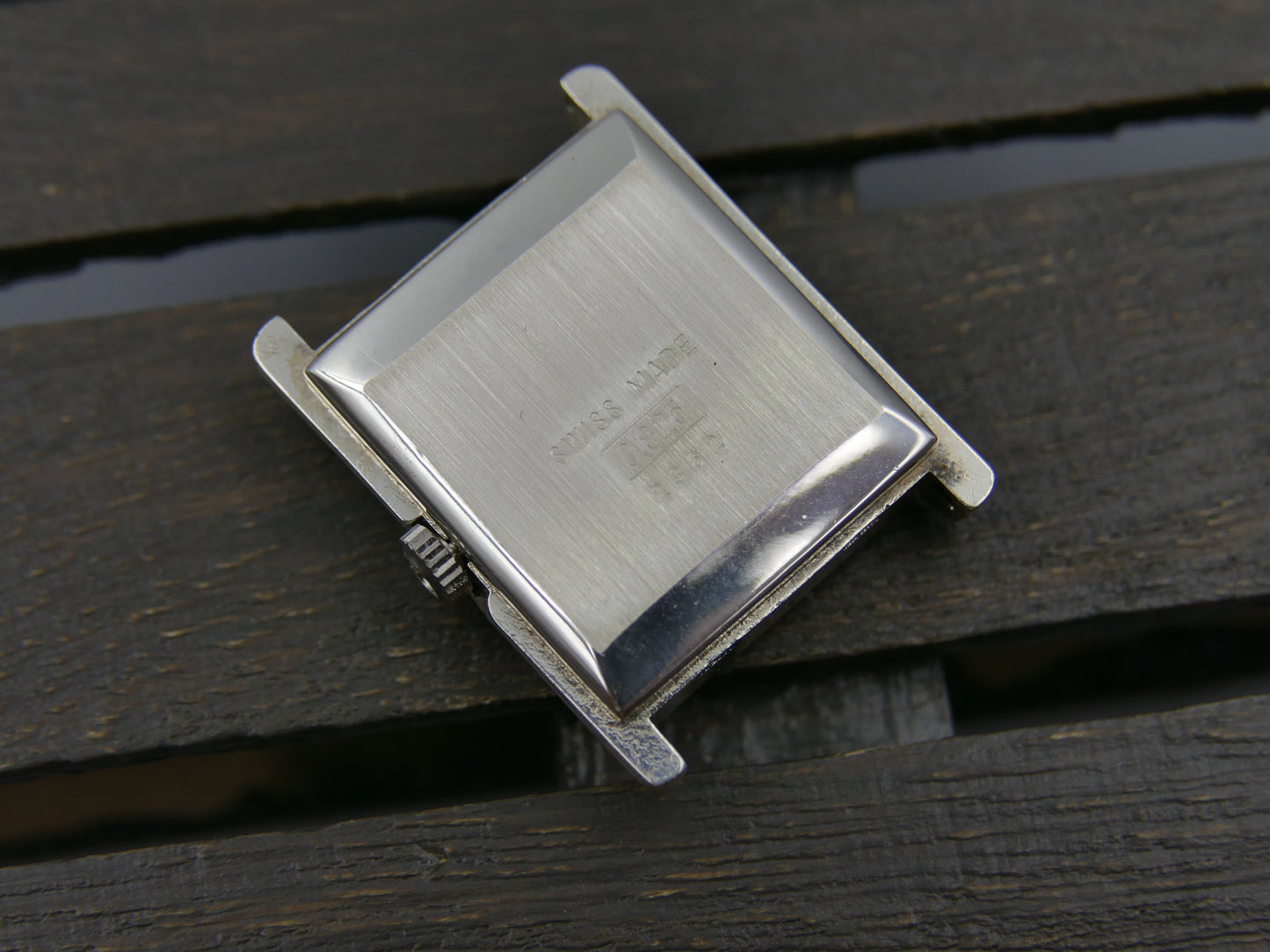 vintage watch mens tank Pryngeps ref 2962 hand wind lorsa solid silver 925 serviced