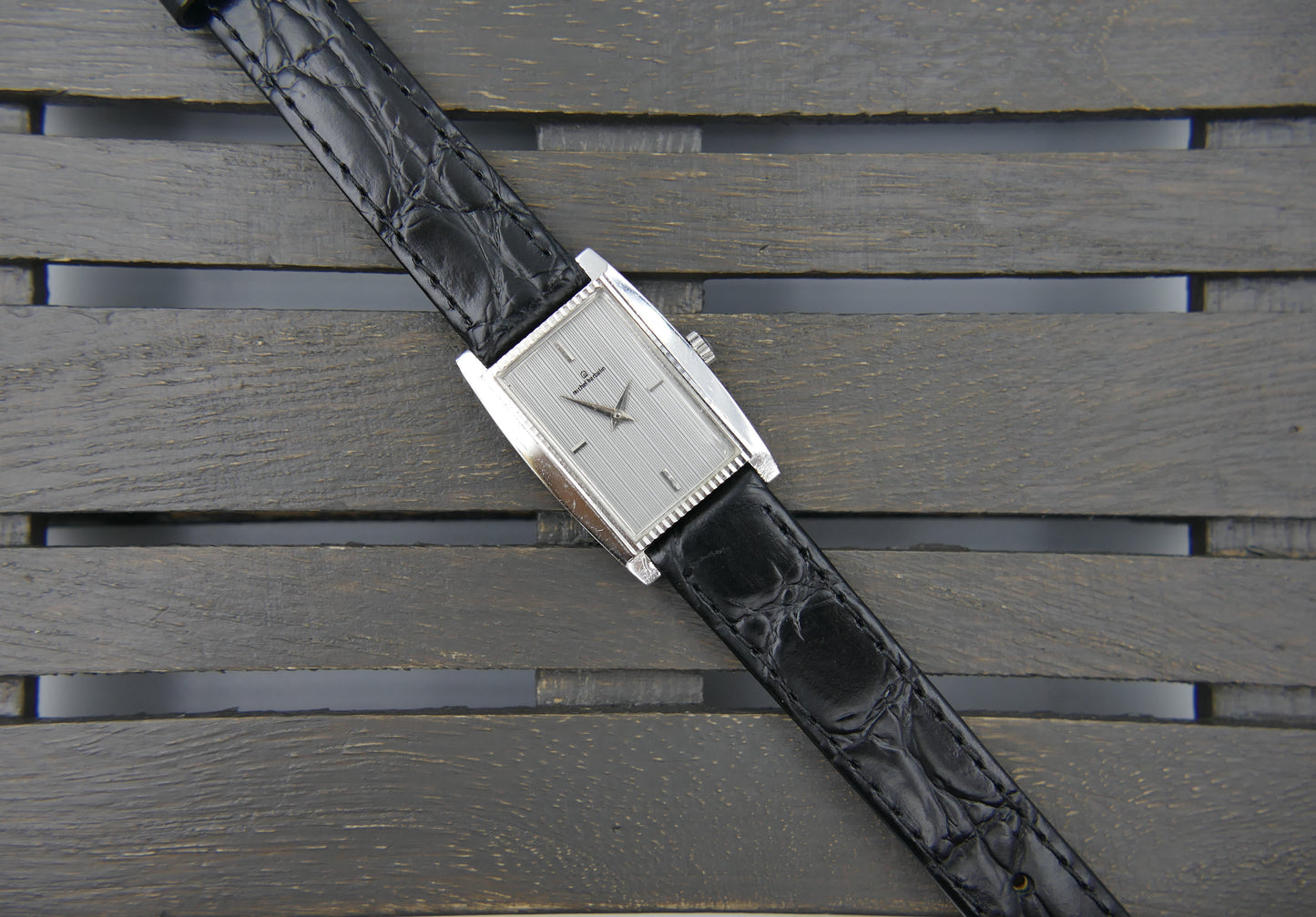 Vintage watch Michel Herbelin tank hand wind serviced