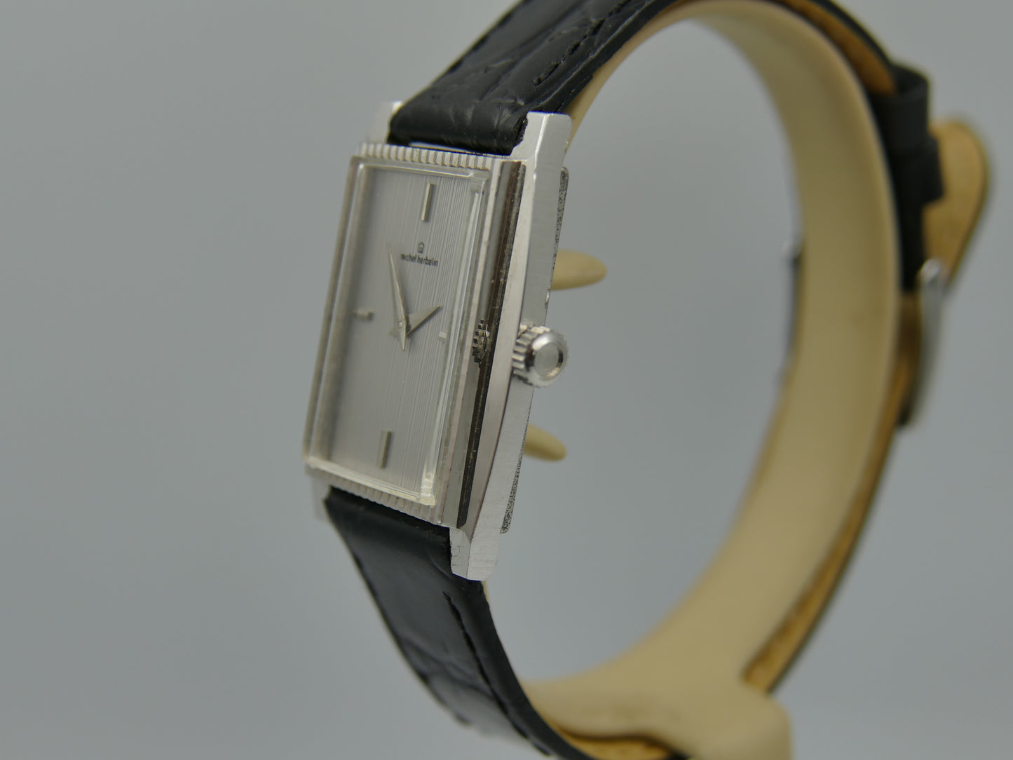 Vintage watch Michel Herbelin tank hand wind serviced