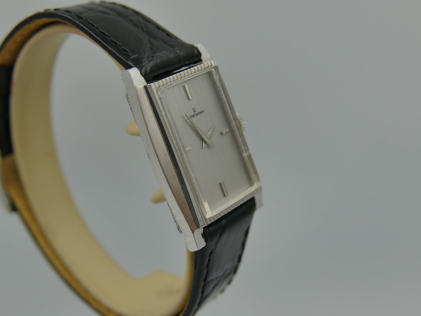 Vintage watch Michel Herbelin tank hand wind serviced