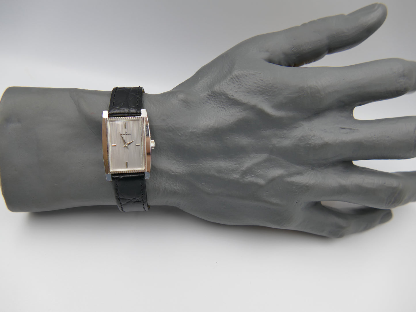 Vintage watch Michel Herbelin tank hand wind serviced