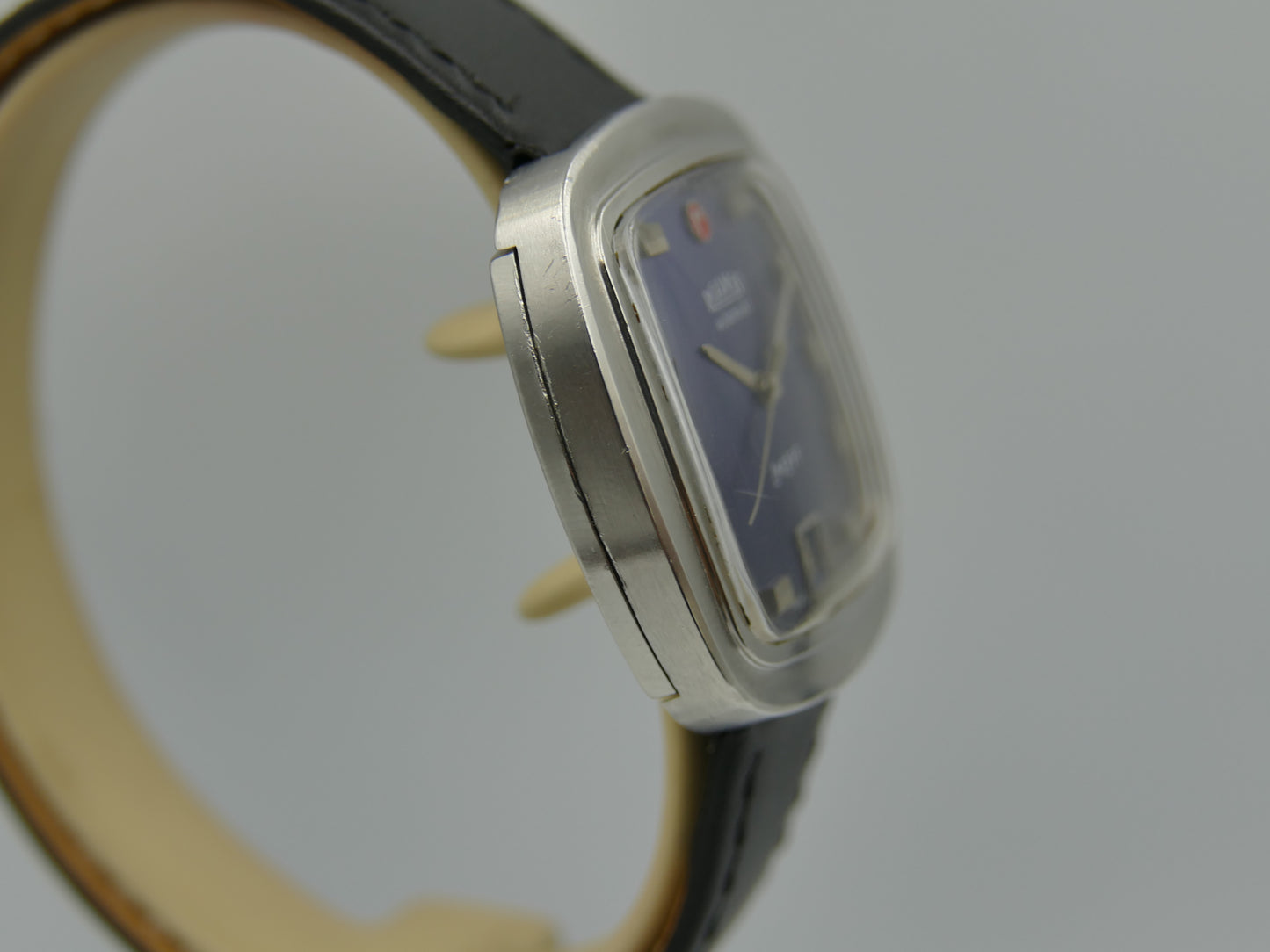 70s vintage watch mens Roamer LimeLight ref. 479.8120.604 automatic cal. MST 479 blue dial
