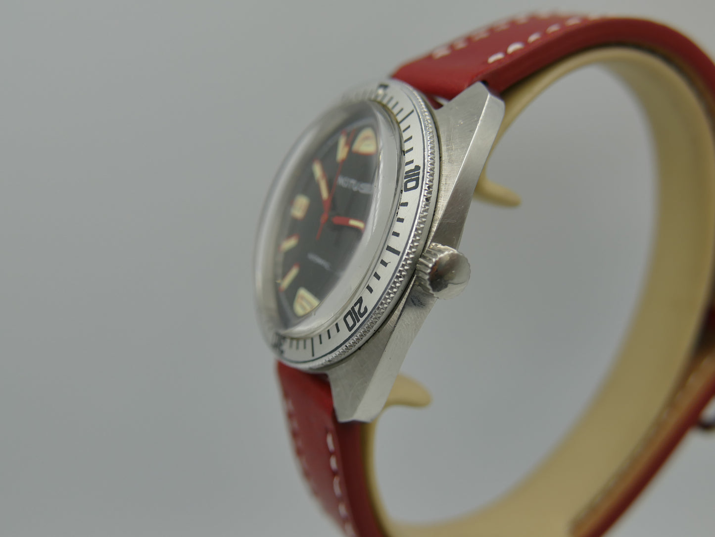 70s vintage watch mens diver plongee Incitus automatic FE 3611 SS serviced