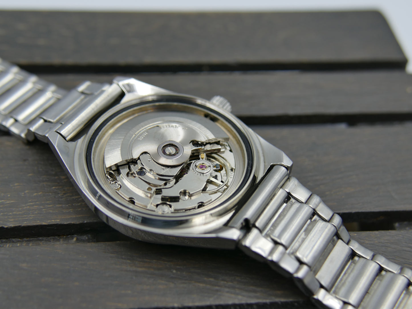 70s Vintage watch mens NOS Starlux ref 6004 automatic eta 2879 SS serviced