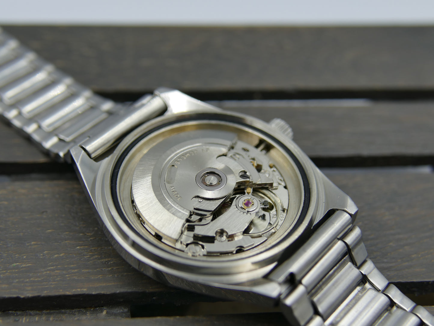 70s Vintage watch mens NOS Starlux ref 6004 automatic eta 2879 SS serviced