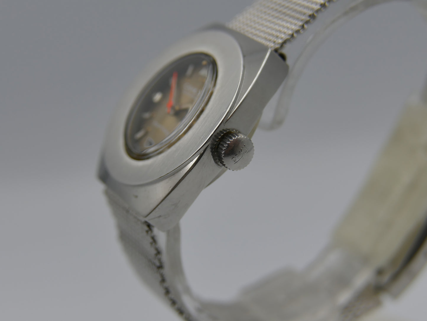 70s vintage watch ladies Camy geneve montego ref. 2122 automatic cal 2551 brown serviced