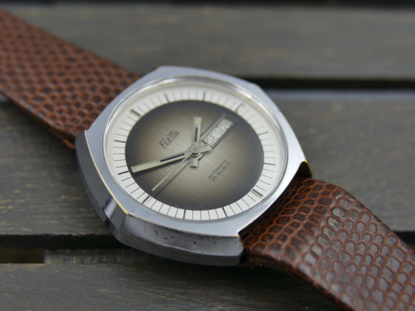 70s vintage watch lady Eletta AS 5106 automatic 25J serviced