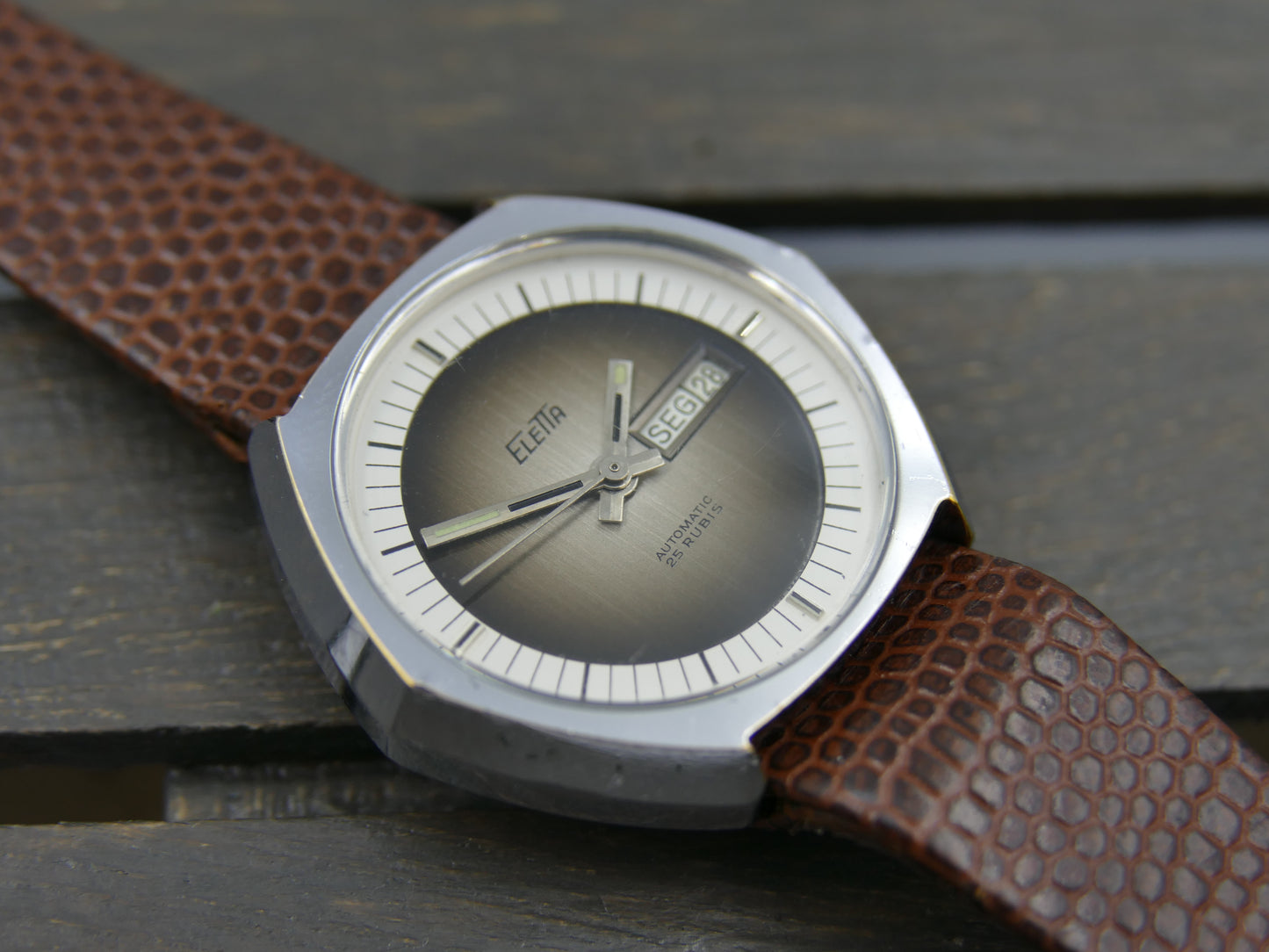 70s vintage watch lady Eletta AS 5106 automatic 25J serviced