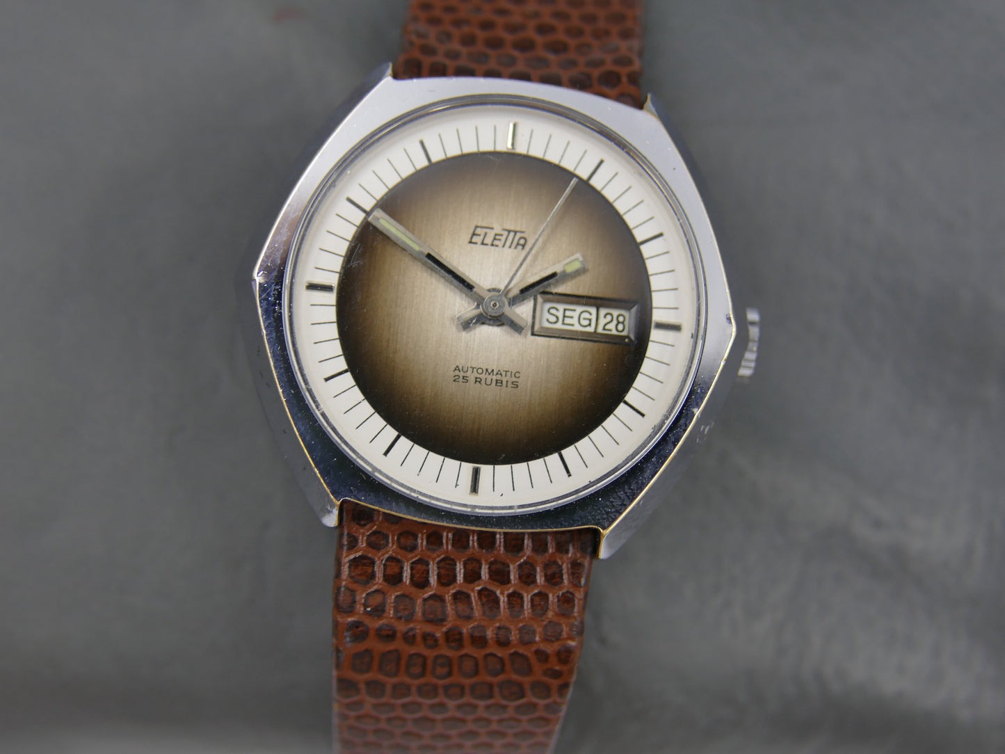 70s vintage watch lady Eletta AS 5106 automatic 25J serviced