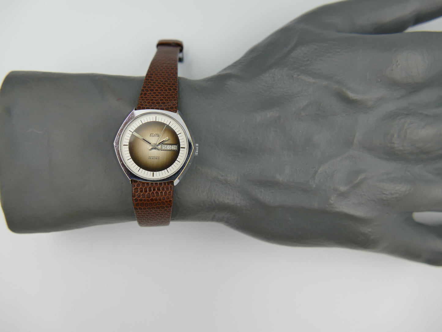 70s vintage watch lady Eletta AS 5106 automatic 25J serviced