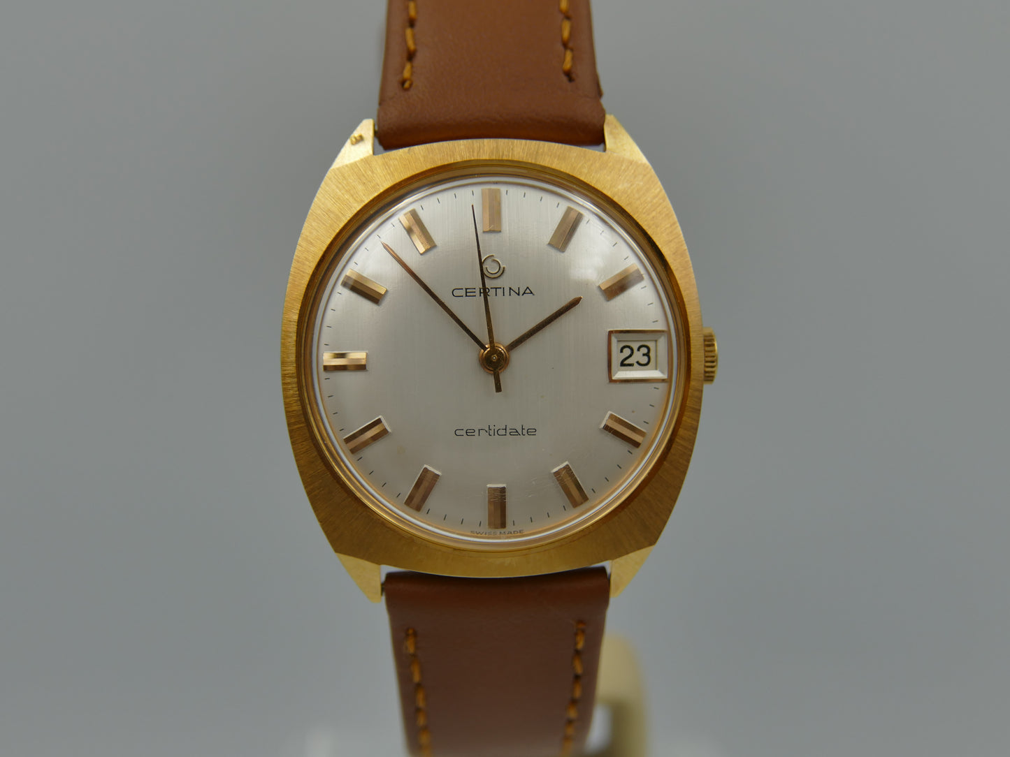 60s vintage watch mens Certina Certidate ref 5306 206 hand wind cal 25-661 NOS
