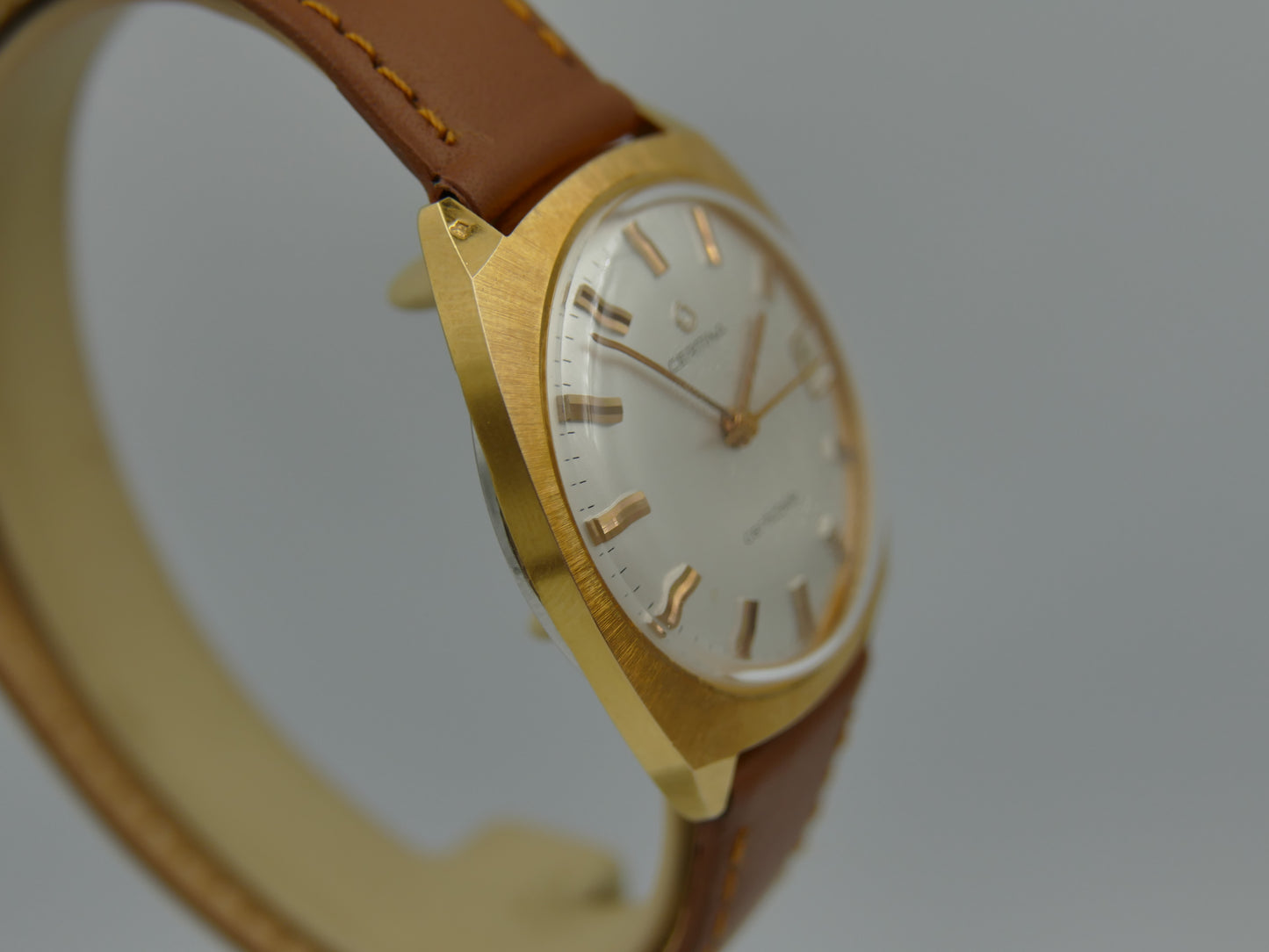 60s vintage watch mens Certina Certidate ref 5306 206 hand wind cal 25-661 NOS