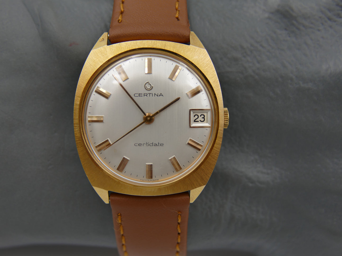 60s vintage watch mens Certina Certidate ref 5306 206 hand wind cal 25-661 NOS