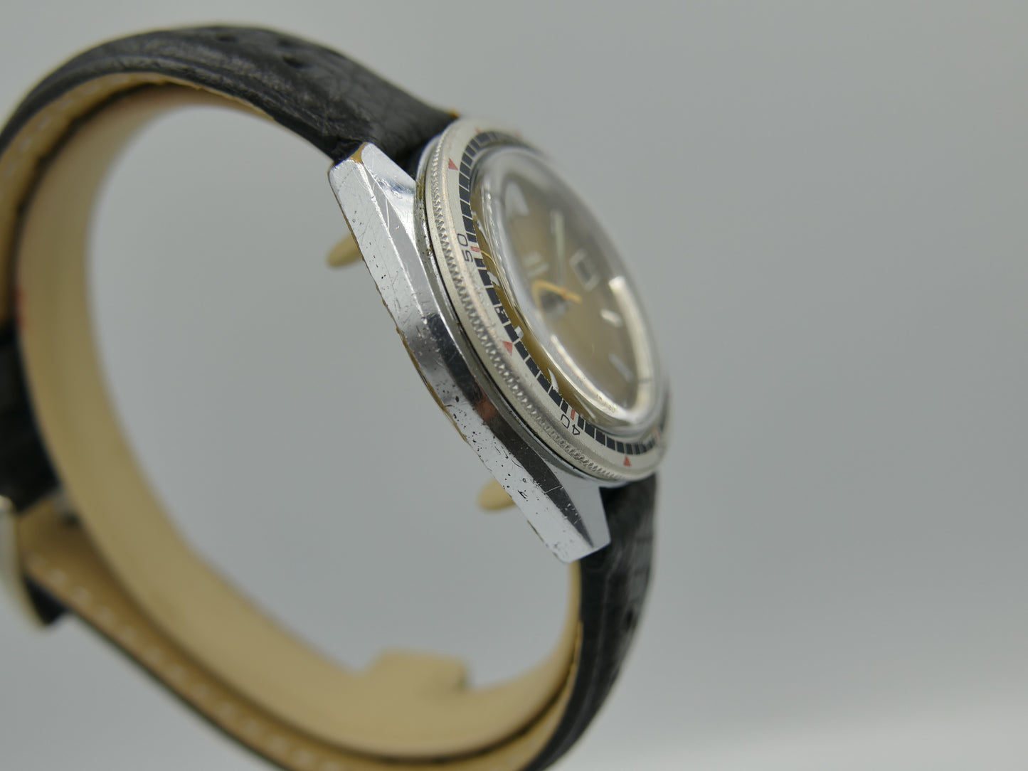 vintage watch mens Yema plongee diver ref. 31 020 1 sous marine hand wind FE 140-1c