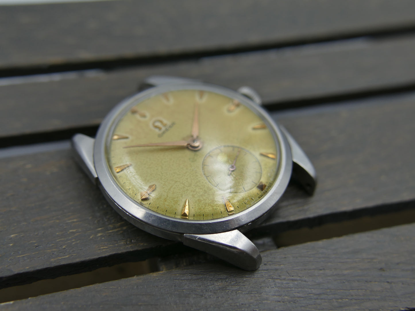 50s vintage watch mens Omega ref. 2900 -5 hand wind cal. 267
