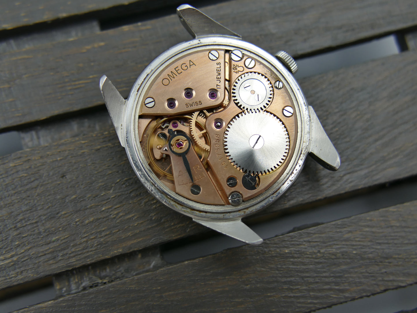 50s vintage watch mens Omega ref. 2900 -5 hand wind cal. 267