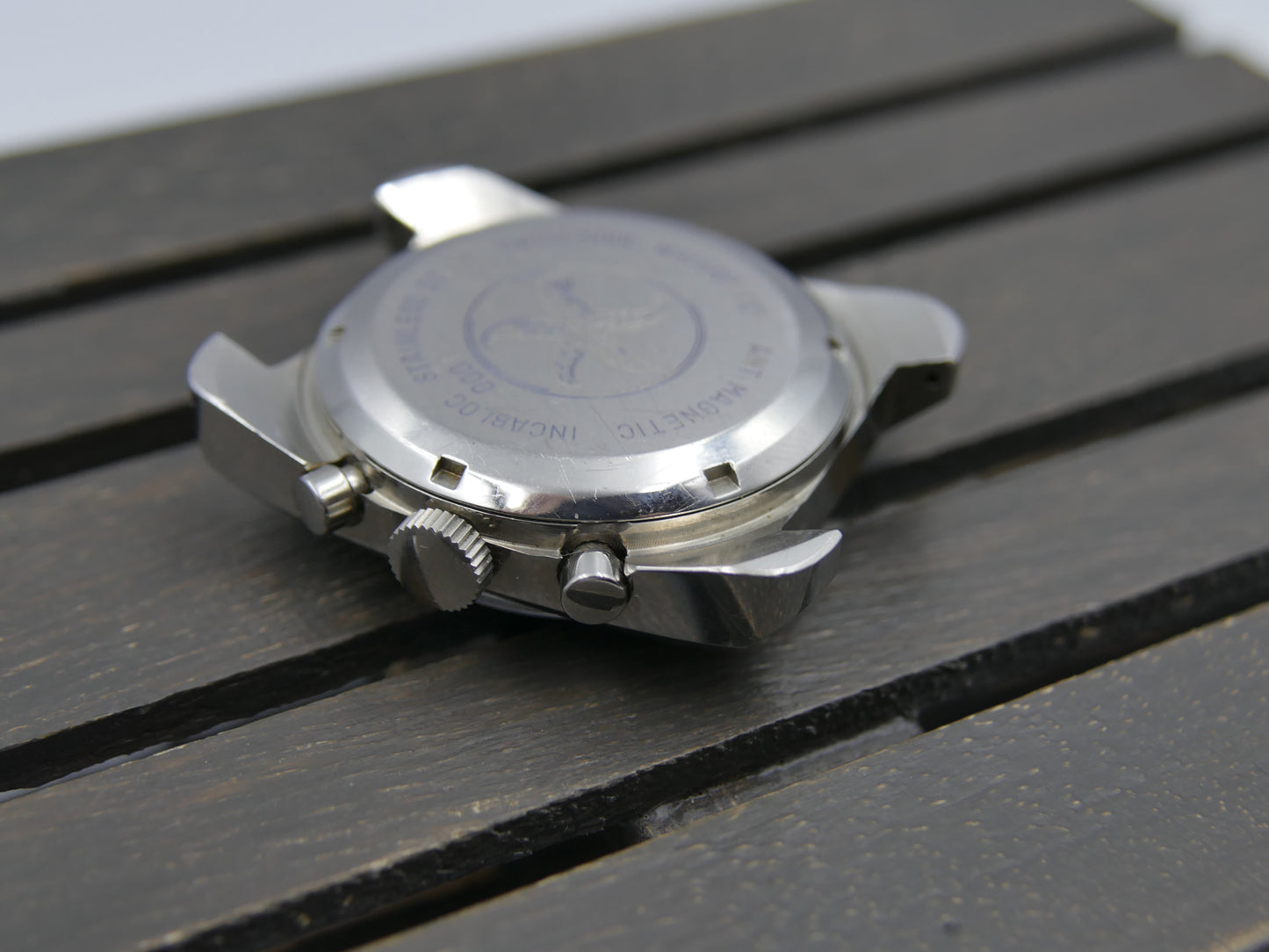 70s vintage watch mens chronograph Arola valjoux 7734 rainbow very rare