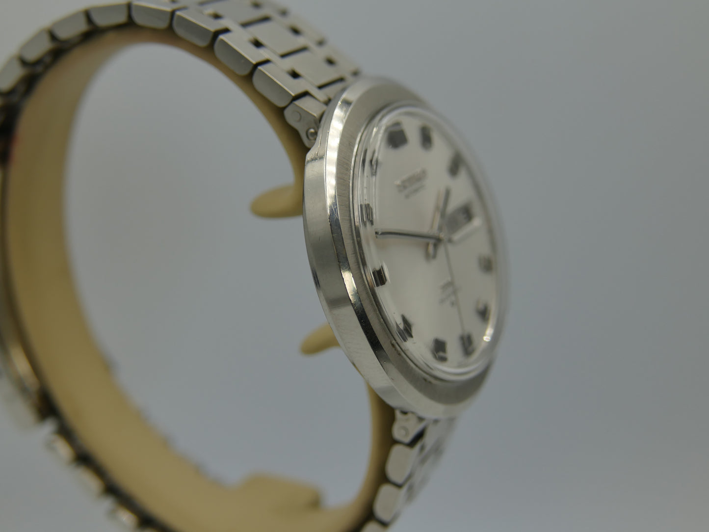 60s vintage watch mens Seiko DX 6106 - 8079 TAD Automatic day/date Steel 37mm