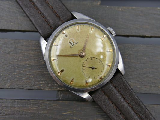 50s vintage watch mens Omega ref. 2900 -5 hand wind cal. 267