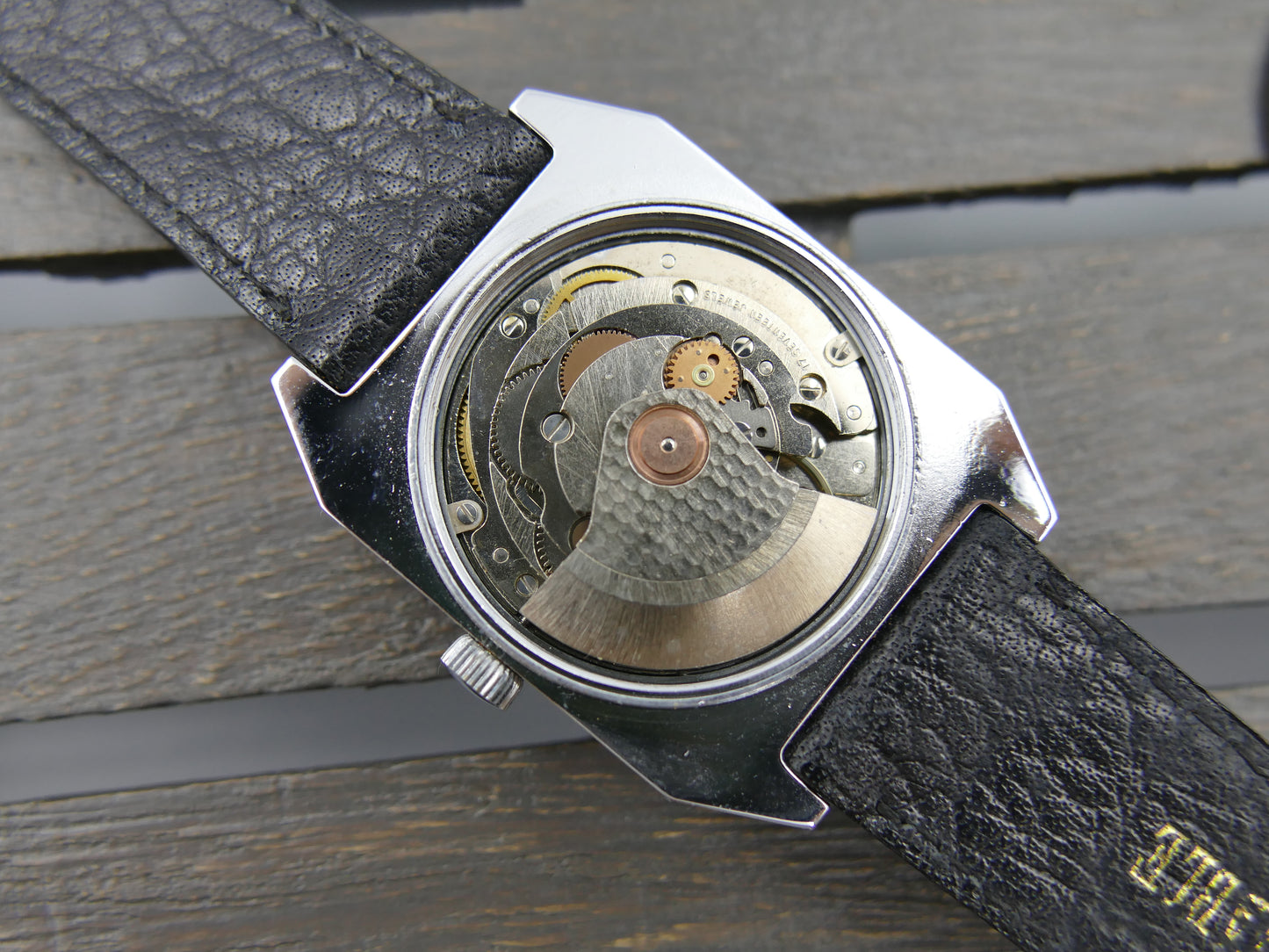 70s vintage watch mens NOS Yema Y10 Ref. 55.205.1 Automatic FE 4611