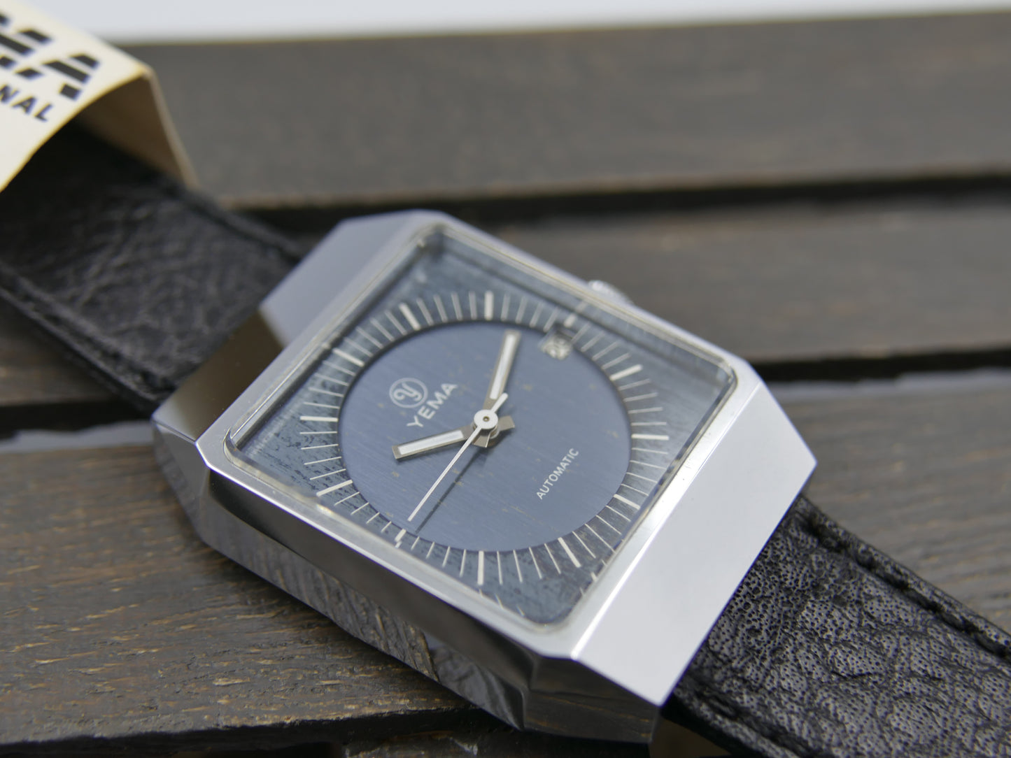 70s vintage watch mens NOS Yema Y10 Ref. 55.205.1 Automatic FE 4611