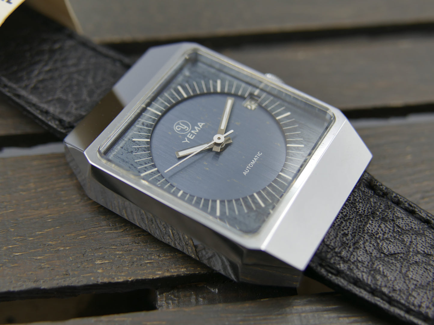 70s vintage watch mens NOS Yema Y10 Ref. 55.205.1 Automatic FE 4611