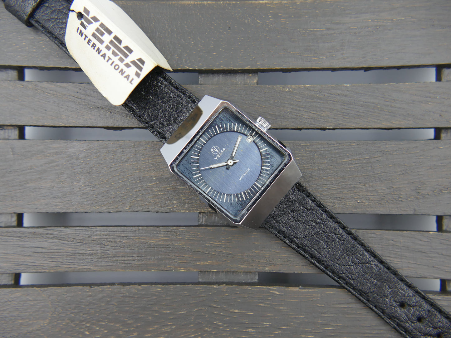 70s vintage watch mens NOS Yema Y10 Ref. 55.205.1 Automatic FE 4611