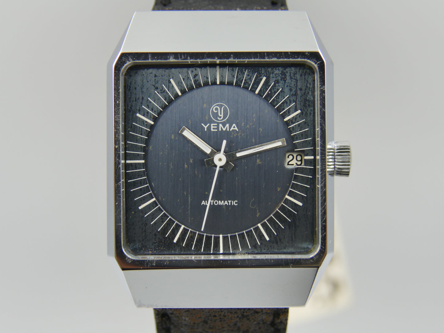 70s vintage watch mens NOS Yema Y10 Ref. 55.205.1 Automatic FE 4611