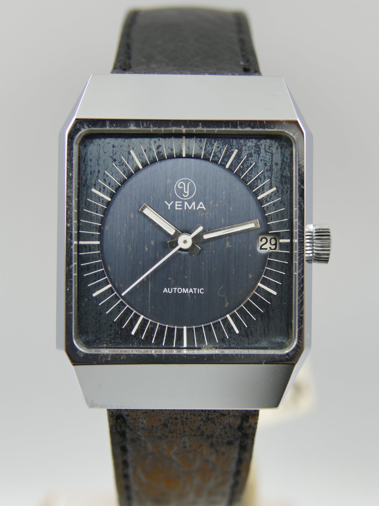70s vintage watch mens NOS Yema Y10 Ref. 55.205.1 Automatic FE 4611