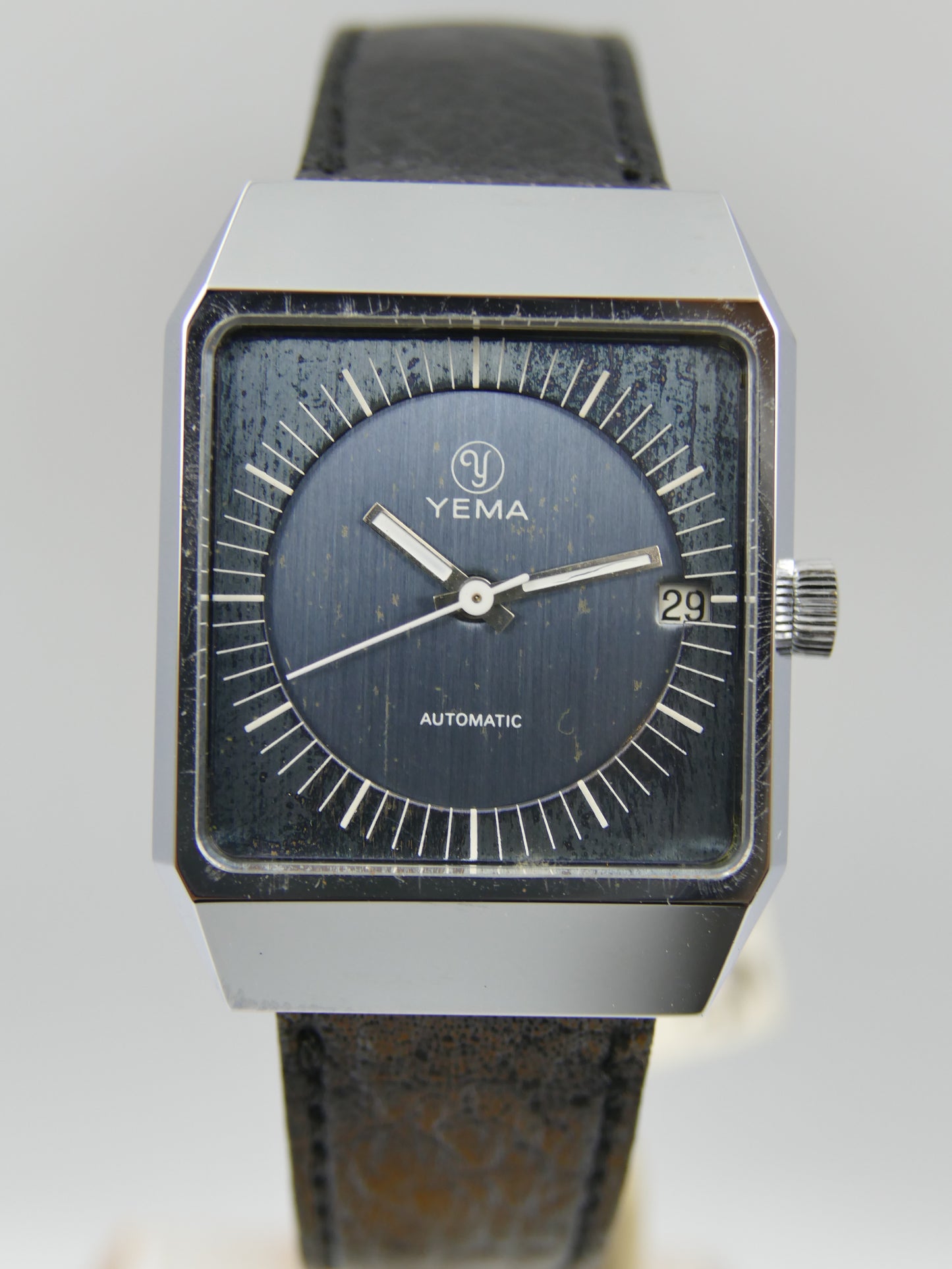 70s vintage watch mens NOS Yema Y10 Ref. 55.205.1 Automatic FE 4611