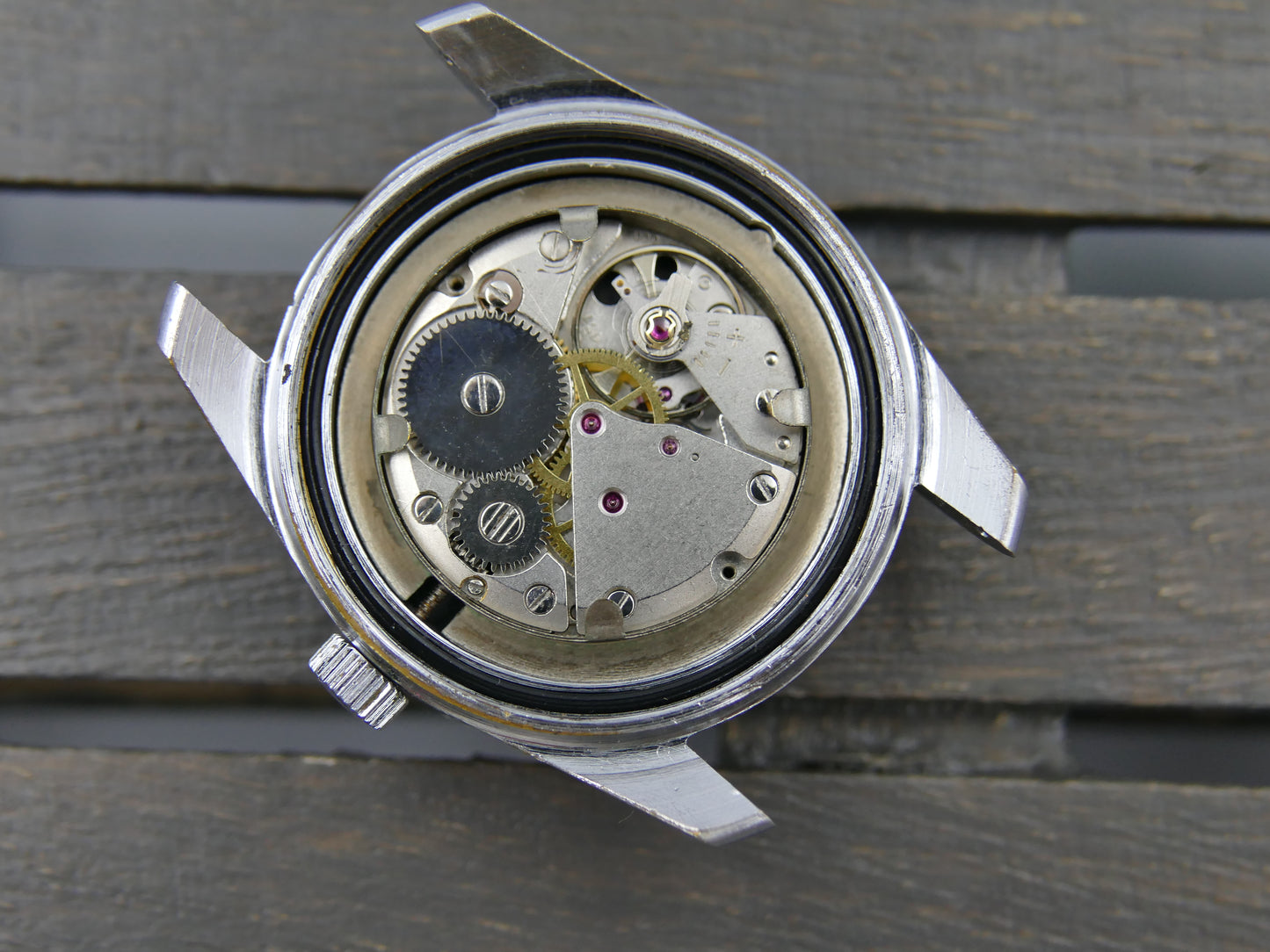 70s vintage watch mens Lip ref 42670 thermometer diver hand wind DUROWE