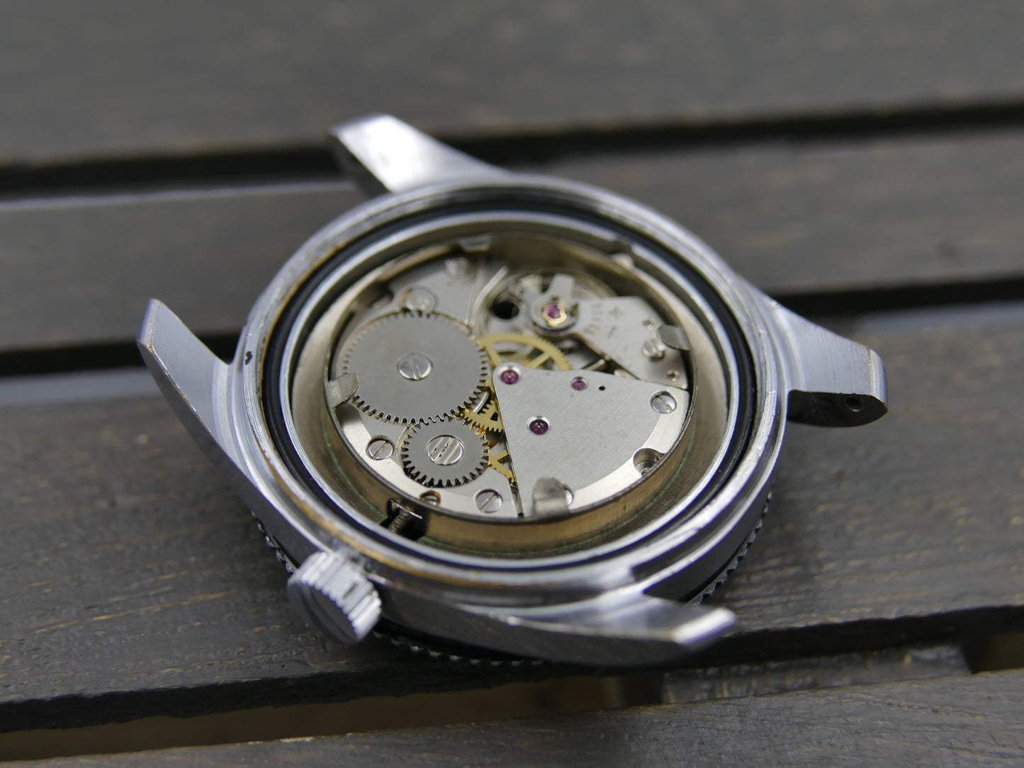 70s vintage watch mens Lip ref 42670 thermometer diver hand wind DUROWE