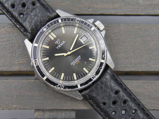 60s vintage watch mens Yema ref. 55 002 1 Sous marine diver plongee 40M automatic FE 4611A