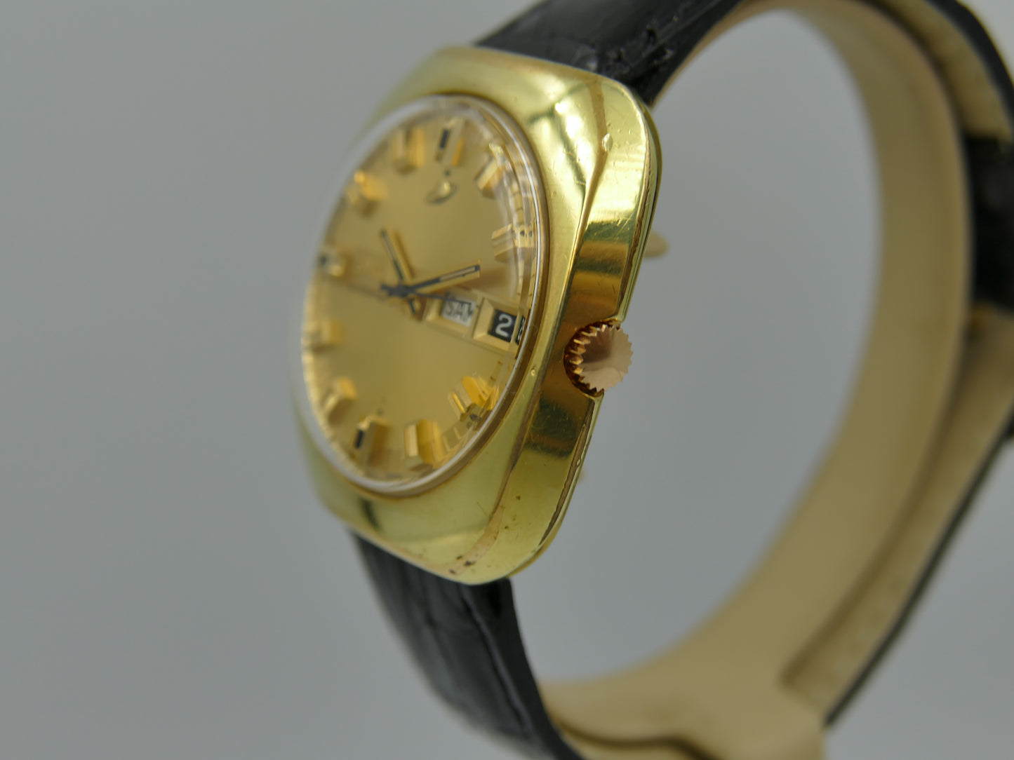 70s vintage watch mens Enicar automatic AR 167 ref 147-01-13 jumbo serviced