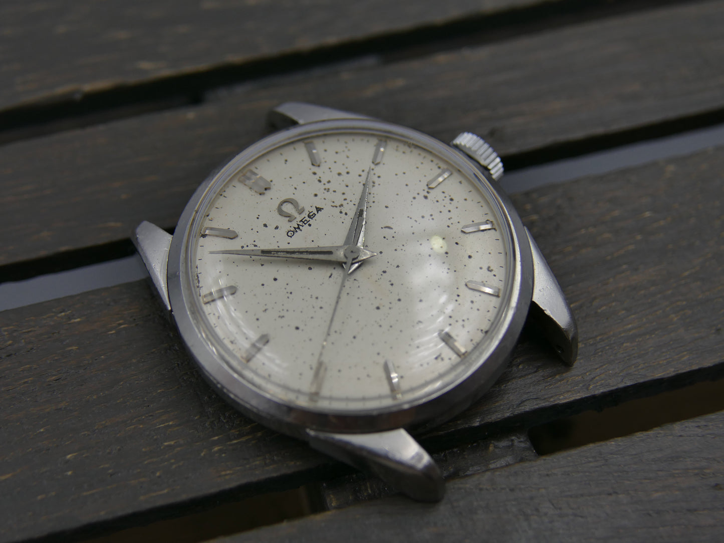50s vintage watch mens Omega ref 2910 3 SC hand wind cal 284 serviced