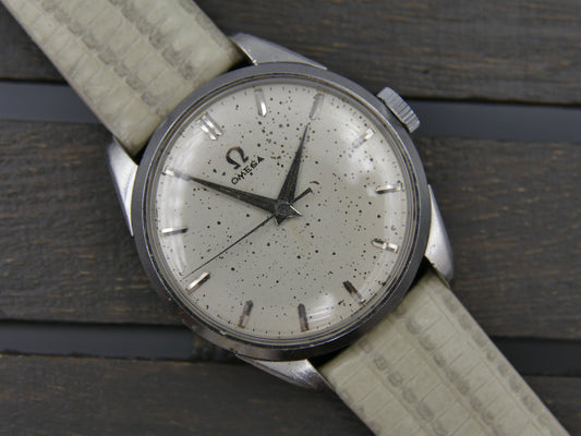 50s vintage watch mens Omega ref 2910 3 SC hand wind cal 284 serviced