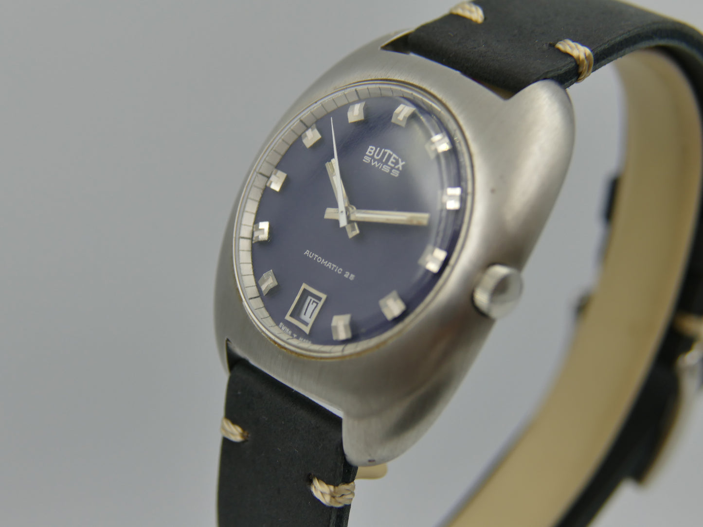70s vintage watch mens BWC swiss ref 713046 automatic ETA 2452 NOS