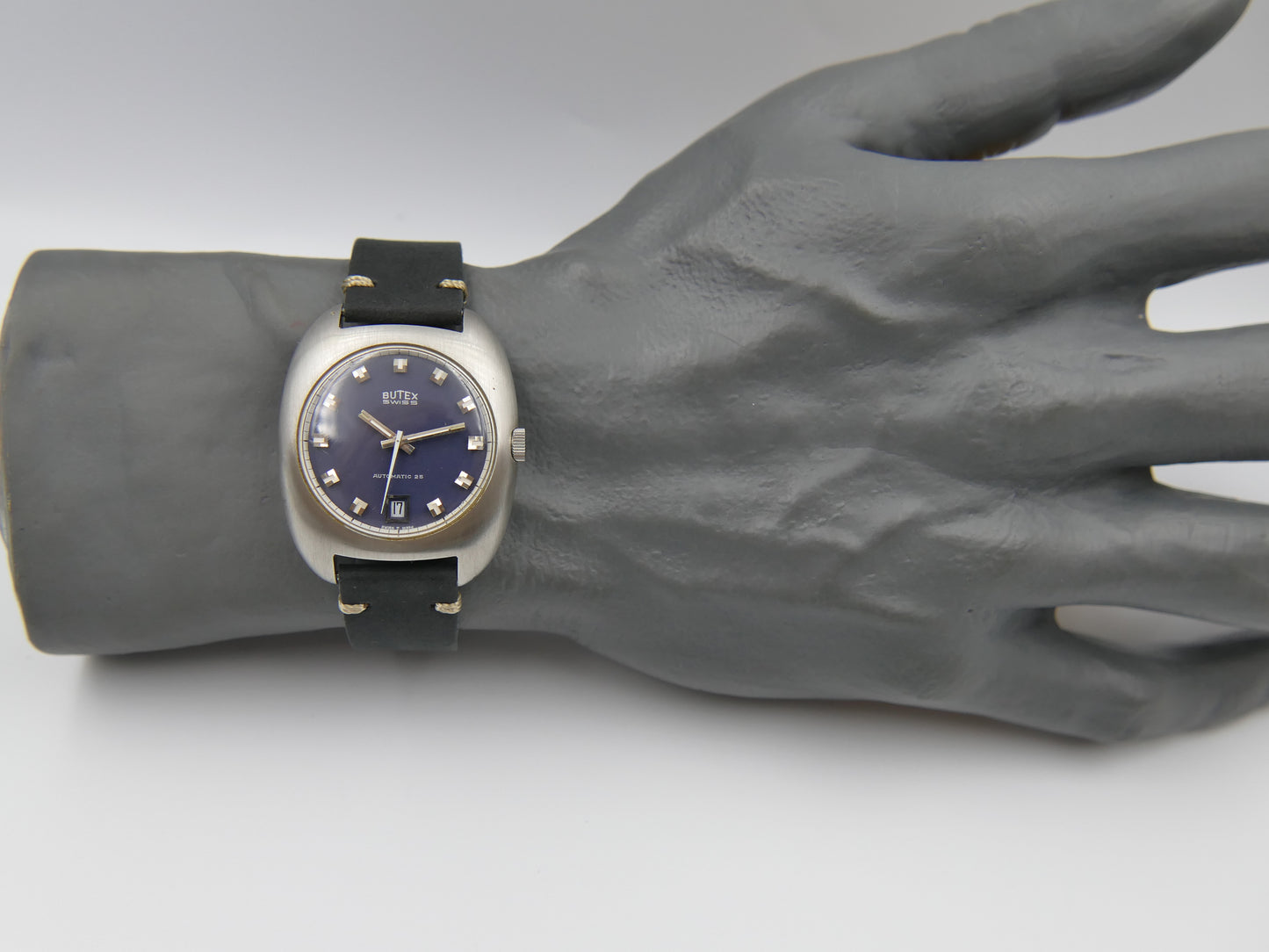 70s vintage watch mens BWC swiss ref 713046 automatic ETA 2452 NOS