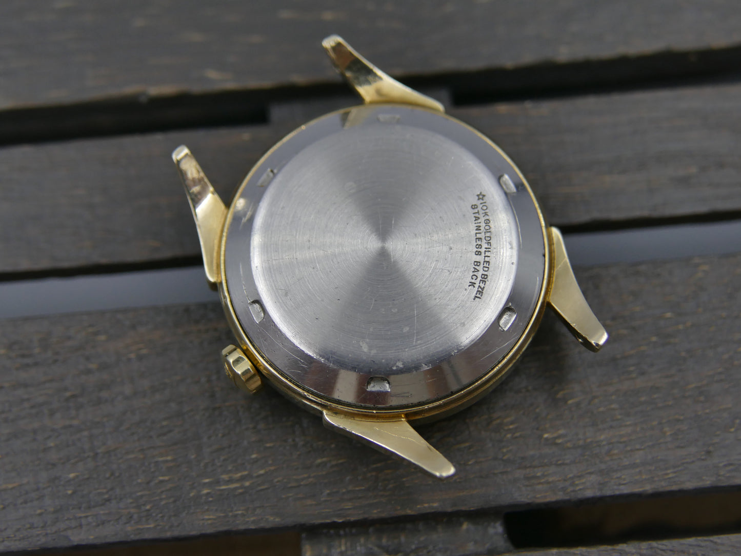 50s vintage watch mens TISSOT bumper automatic cal. 28,5-21T Black Honeycomb