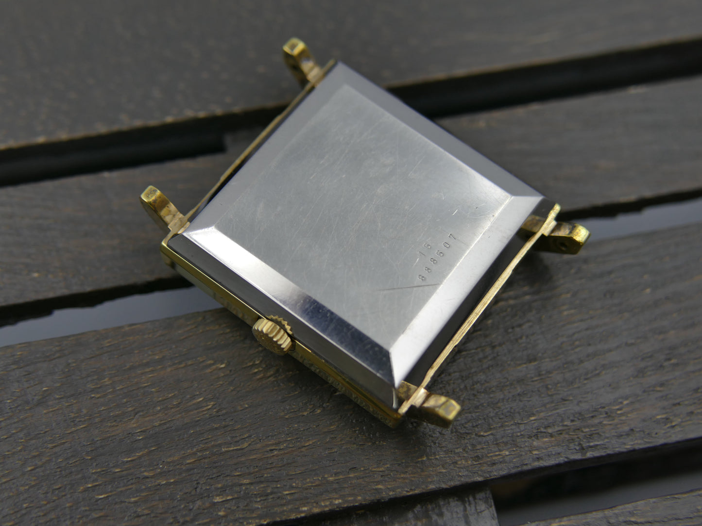 60s vintage watch mens Longines ref 7832 -8 Ultra Chron Automatic 431 Gold Plated square