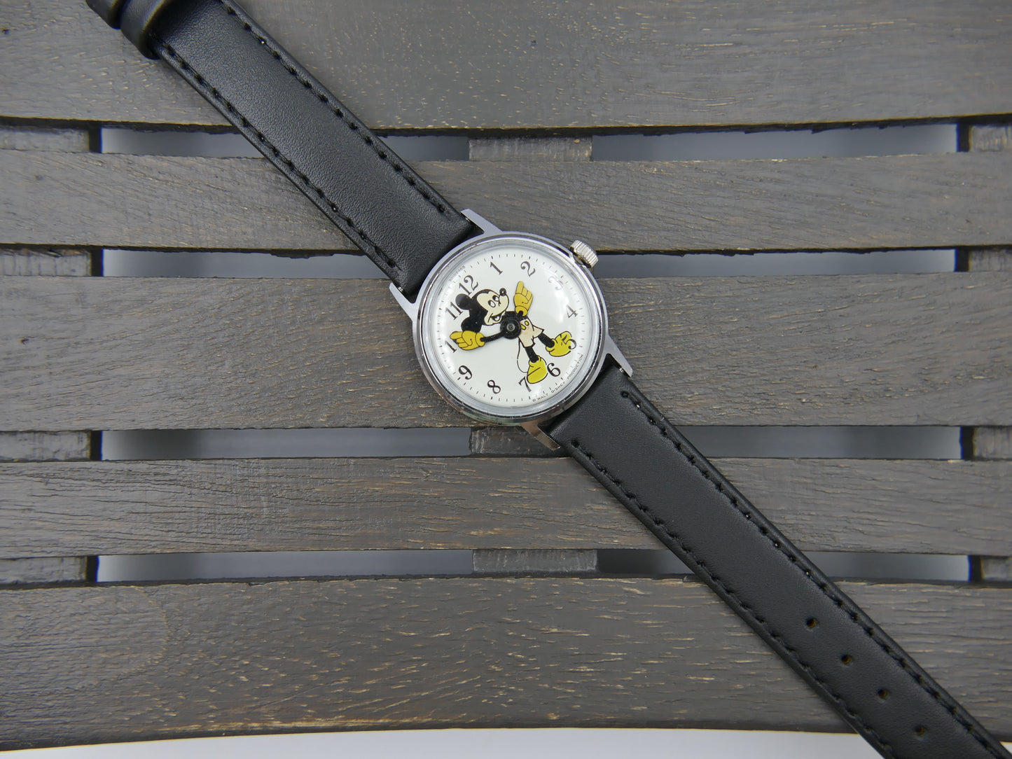 60s Vintage watch Timex Disney Mickey Mouse manual wind Pop Culture