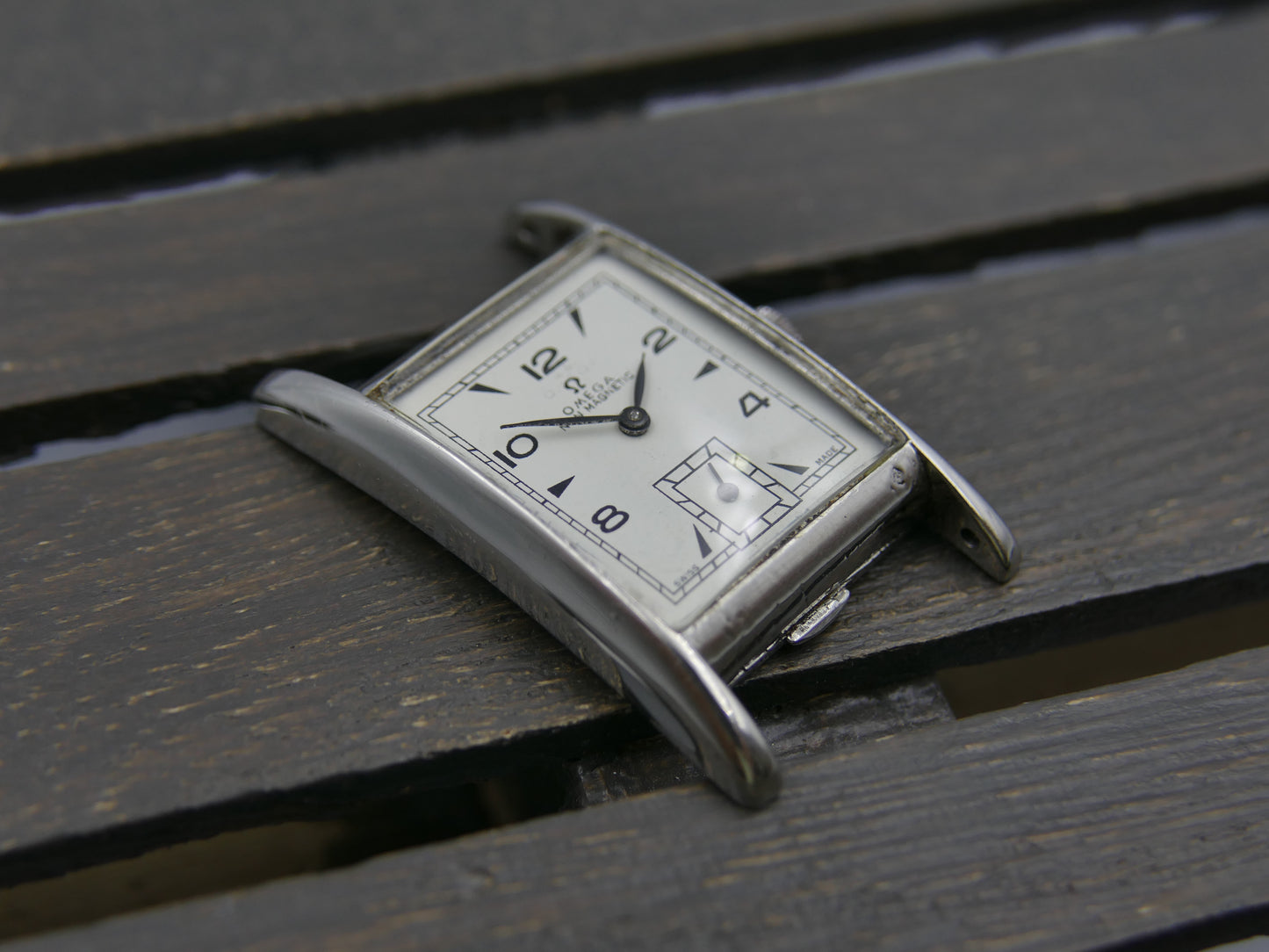 40s vintage watch mens Omega Ref 3879 /1 hand wind Cal. R17.8