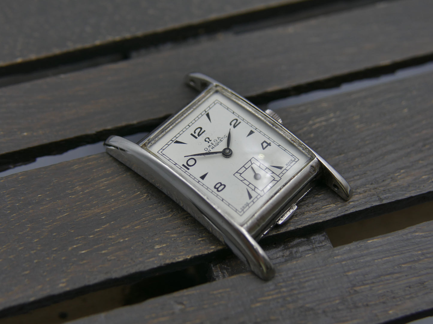 40s vintage watch mens Omega Ref 3879 /1 hand wind Cal. R17.8