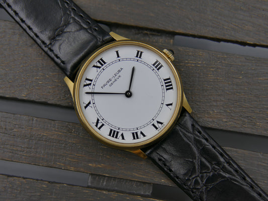 Vintage watch mens Favre Leuba ref. 3763-51 Ultra-Thin Peseux 7040